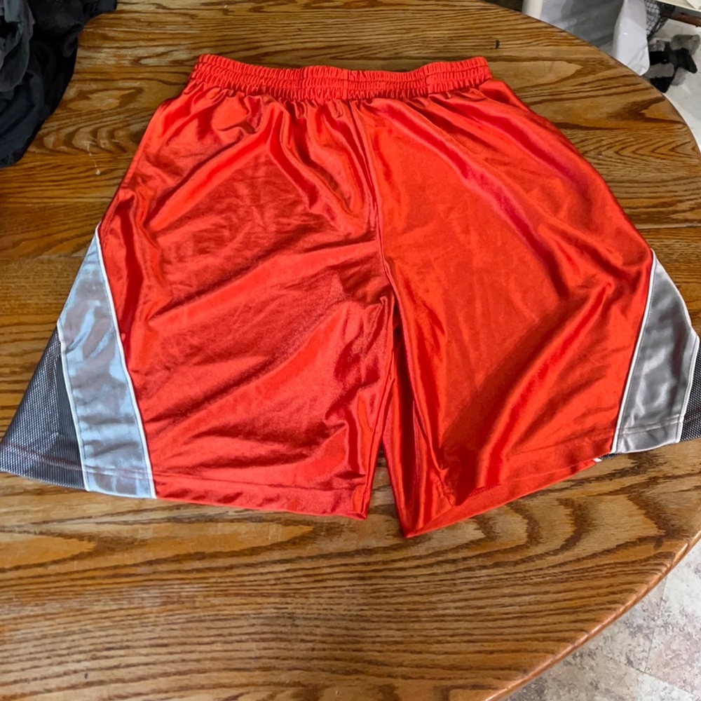 Tek Gear Mens XL Dazzle Basketball Shorts Orange